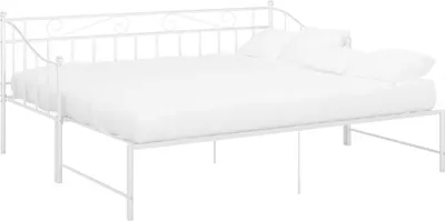 Obrázek produktu pro rozkládací pohovka vidaXL bílá kovová 90x200 cm
