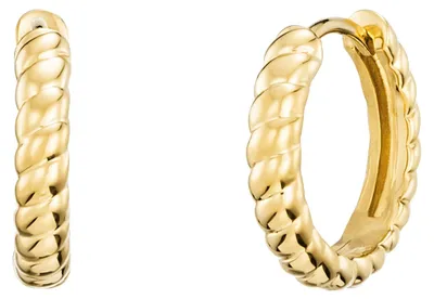 Produktbild von Julie Julsen Creolen 925/- Sterling Silber 1,5cm gold ohne 148210007-1