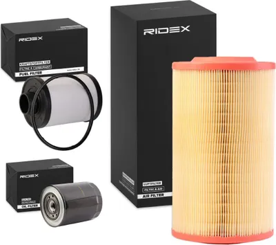 Produktbild von RIDEX Filterset Inspektionspaket Filtersatz für FIAT DUCATO Pritsche/Fahrgestell (230) DUCATO Kasten (244) DUCATO Pritsche/Fahrgestell (244)