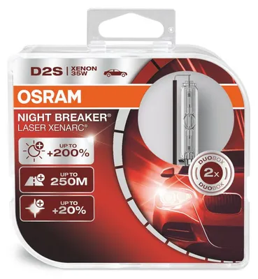 Produktbild von 2 Stück OSRAM NIGHT BREAKER LASER +200% Birnen Lampen Xenon Scheinwerfer D2s