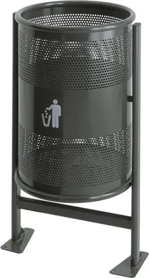 Abfallbehälter 60 Liter auf Gestell   VB 712000