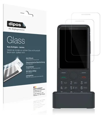 Produktbild von 2x Schutzfolie für TCL OneTouch 4042s - Anti-Shock 9H Folie dipos Glass Kunststoffglas