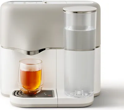 Produktbild von Avoury One Teemaschine | Tee-Kapselmaschine | Inklusive Wasserfilter und 8 Teesorten in Kapseln | Farbe: Silver/White