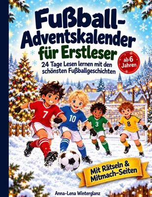 Produktbild von Fußball Adventskalender für Erstleser
