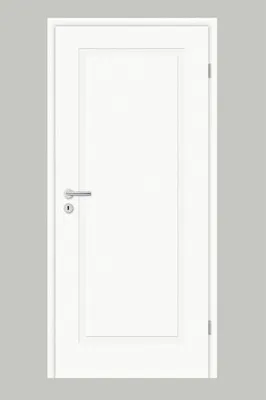 Produktbild von Pertura Zimmertür Mila 01 weiß lackiert (ähnlich RAL 9010) 73,5x198,5 cm Rechts