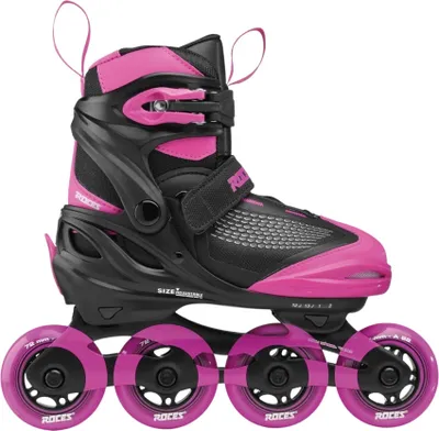 Produktbild von Roces - "Moody X" Inline-Skates für Mädchen PP12504 (30,5 EU - 35 EU) (Schwarz/Pink)