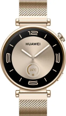 Productafbeelding van Huawei Watch GT4 41 mm smartwatch goud - 466 x 466 p AMOLED, BT, NFC, GPS