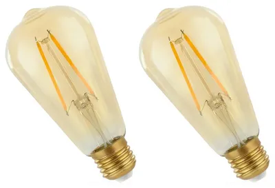 Produktbild von Spectrum E27 LED Lampe 4,9W 490lm 2400K Warmweiß 230V 2 Stück