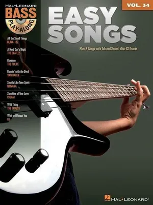 Image de Chansons faciles - Partitions de basse avec accompagnement audio, volume 34 (livre/audio en ligne)
