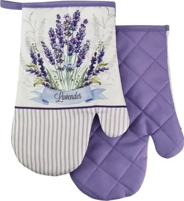 Immagine prodotto di Guanti da cucina con magnete Lavender II F21A159 Set da 2 guanti da cucina 18x27 cm