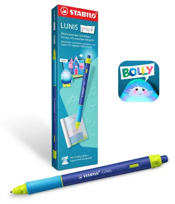 Produktbild von STABILO Smarter Bleistift LUNIS graph – Schreiblern-Begleiter von 5-8 Jahren
