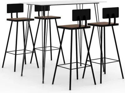 Image de Ensemble de bar 5 pcs Blanc