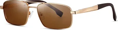 Image de Lunettes de soleil polarisantes haut de gamme Veyrey, modèle aviateur Klog