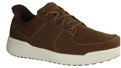 Produktbild von Orthofeet Rove Herrensneaker, Freizeitschuhe, Leder, Braun Komfort - Herrenschuhe Sneaker / Schnürschuh, Braun, leder&nbsp