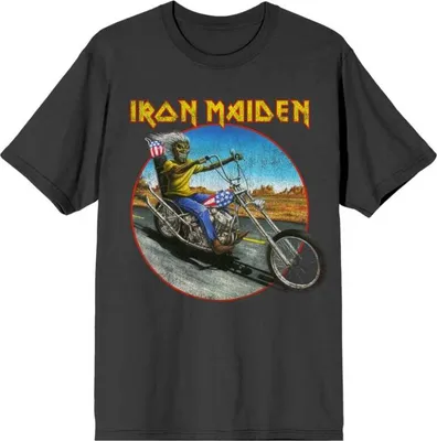Produktbild von Iron Maiden T-Shirt Herren Road Biker charcoal 3XL