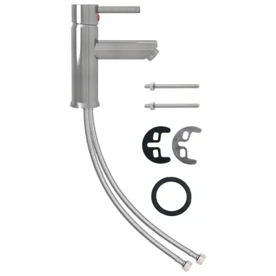 Immagine prodotto di vidaXL Rubinetto per lavabo Silver 130x176 mm