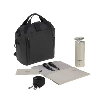 Produktbild von Lässig Green Label Goldie Up Wickelrucksack, Wickeltasche schwarz