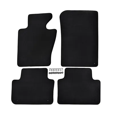 Obrázok produktu pre J&J Automotive | PREMIUM BLACK autokoberce velúrové pre Bmw X3 E83 2004-2010 4ks