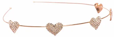 Immagine prodotto di Diadema per bambini con cuori e strass Tiny - Taglia unica - Rosa | by Great Pretenders