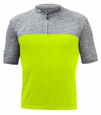 Produktbild von SENSOR CYCLE MOTION Herren-Trikot, kurzärmelig, durchgehender Reißverschluss, neongelb/grau, Größe S
