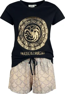 Produktbild von Game Of Thrones Schlafanzug Damen House of the Dragon multicolor L