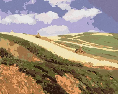Produktbild von Zuty - Malen nach Zahlen - DAS FELD (PÁL SZINYEI MERSE), 40x50 cm, ohne Keilrahmen
