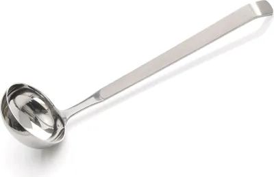 Produktbild von Schöpfkelle / Suppenkelle, CNS, matt, Ø 7 oder 8,5 cm wählbar : Ø 8,5 cm Variante: Ø 8,5 cm