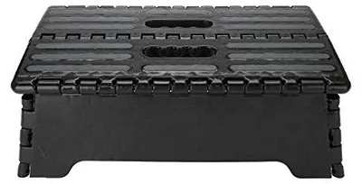 Productafbeelding van Omgoods- Kruk Draagbaar - Inklapbaar - Antislip - Voor Keuken/Badkamer - 38 x 21,5 x 13 cm - Veilig en Stabiel - Opstapkruk