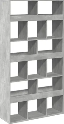 Obrázok produktu pre vidaXL Regál na knihy betón sivá 100x33x187,5 cm materiál na báze dreva
