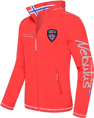 Zdjęcie produktu dla Męska kurtka softshellowa Nebulus STYLER, ciepła kurtka outdoorowa, praktyczna i wszechstronna kurtka przejściowa, Q844 - męska, czerwona, S