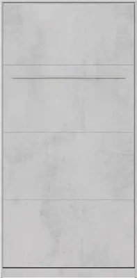 Produktbild von SMARTBett Schrankbett Standard 90x200 Vertikal  inkl  Matratze  Beton