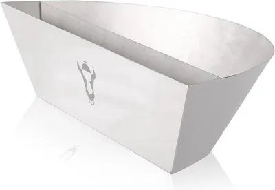 Image de Pièce encastrable en acier inoxydable pour barbecues à charbon de 57 cm - Pièce de rechange avec réservoir d'eau