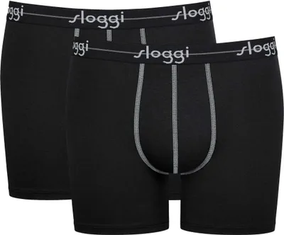 Produktbild von sloggi Herren Retro Pants 2-Pack Start - BLACK - Größe 8
