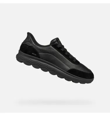 Produktbild von Geox Schwarze Herren-Sneaker Spherica Plus Fast in 40