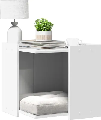 Produktbild von "im Angebot" Katzenklo Weiß 53x53x51 cm Holzwerkstoff - Kratzbäume CC24397