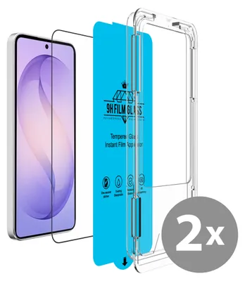 Productafbeelding van Screenprotector geschikt voor Samsung Galaxy S26 FE - Screenprotector met Applicator - 2 Stuks