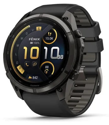 Immagine prodotto di Garmin 010-04337-11 | Fenix 9 Pro Ir, 51mm, Sapphire Amoled, All Crbn Gry Dlc Titanium Con Cinturino Black/pble Gray