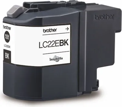 Produktbild von Brother LC22EBK - Sehr hohe Ergiebigkeit - Schwarz - original - Tintenpatrone - für Brother MFC-J5920DW