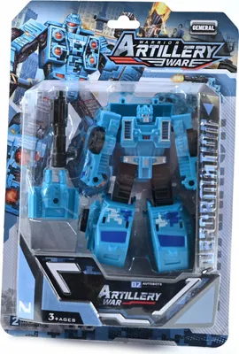 Image de Robot 2 en 1 transformable en véhicule militaire 13 cm - Figurine d'action Jouet Garçons