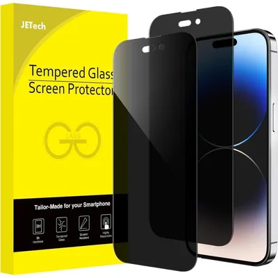 Produktbild von Displayschutzfolie für iPhone 14 Pro 6,1 Zoll, Sichtschutz, Anti-Spy, Panzerglas, 2 Stück