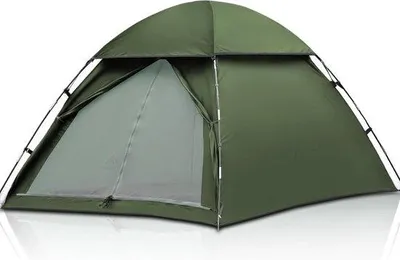 Produktbild von Pop-Up-Zelt – Für 2 Personen – Campingzelt – Festivalzelt – Wasserdicht – 210 x 140 x 115 cm – Dunkelgrün