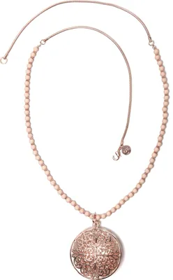 Produktbild von Lange Kette Vicky mit rundem Anhänger von collezione alessandro