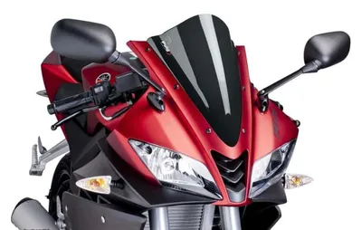 Produktbild von Windschild Puig Racing-Scheibe mit ABE für Yamaha YZF-R125 Bj. 2008 - 2018