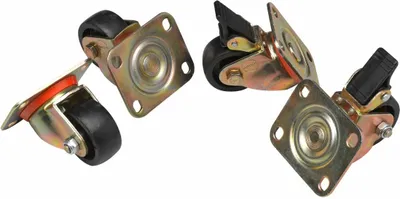 Image de Equip EZW-2   4xRäder für Serverschränke             75mm sw