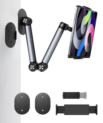Imagen del producto de Soporte de pared para tablet, ajustable, fabricado en aluminio