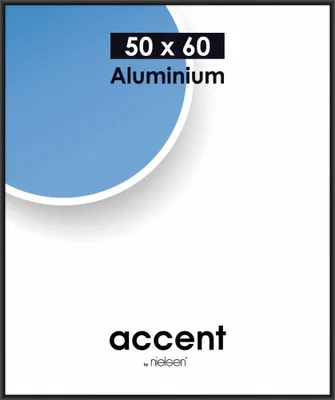 Obrázok produktu pre Hliníkový rám Nielsen Accent 50x60 cm čierny matný