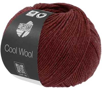 Produktbild von Lana Grossa - Cool Wool Melange 1500 weinrot meliert