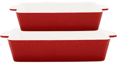 Produktbild von Greengate Alice Auflaufform red Set2