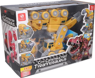 Produktbild von Autoschrauber Roboter mit Effekten Dinosaurier 37 cm