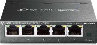 Produktbild von TP-Link TL-SG605E: 5-Port Gigabit Switch für effizientes Netzwerkmanagement